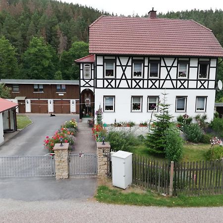 Fewo An Der Klosterruine Paulinzella Mit Kostenfreien Parkplatz Und Wlan Kültér fotó